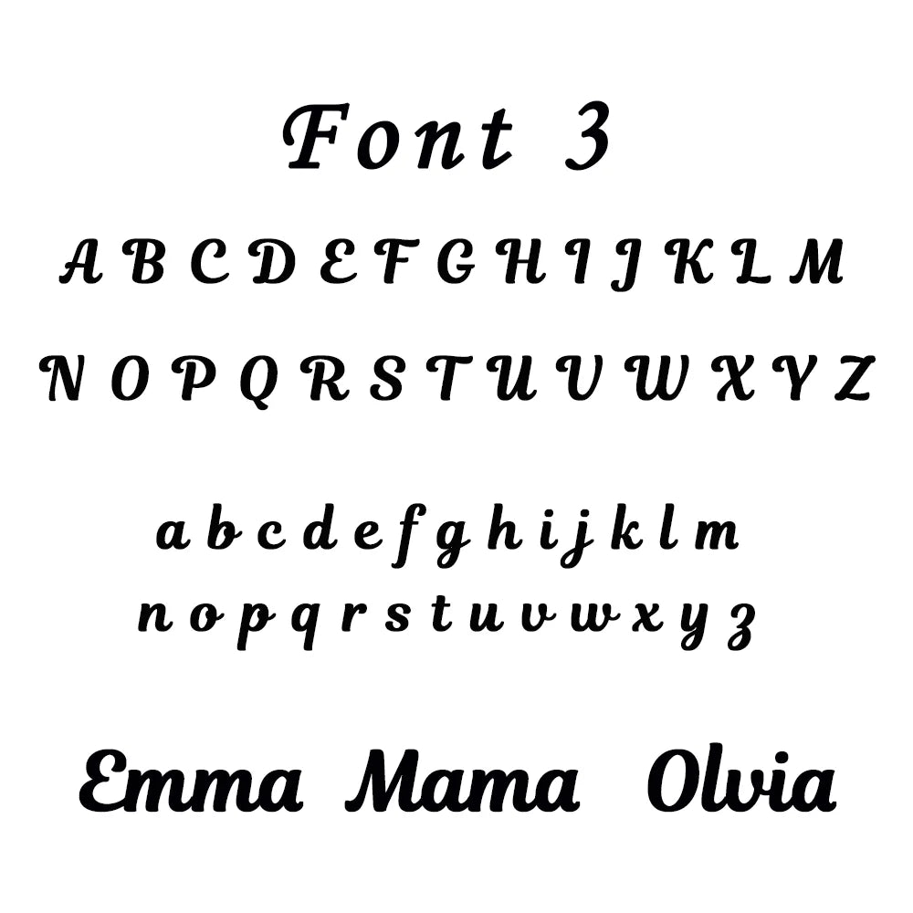 Customized Name Letter Necklace