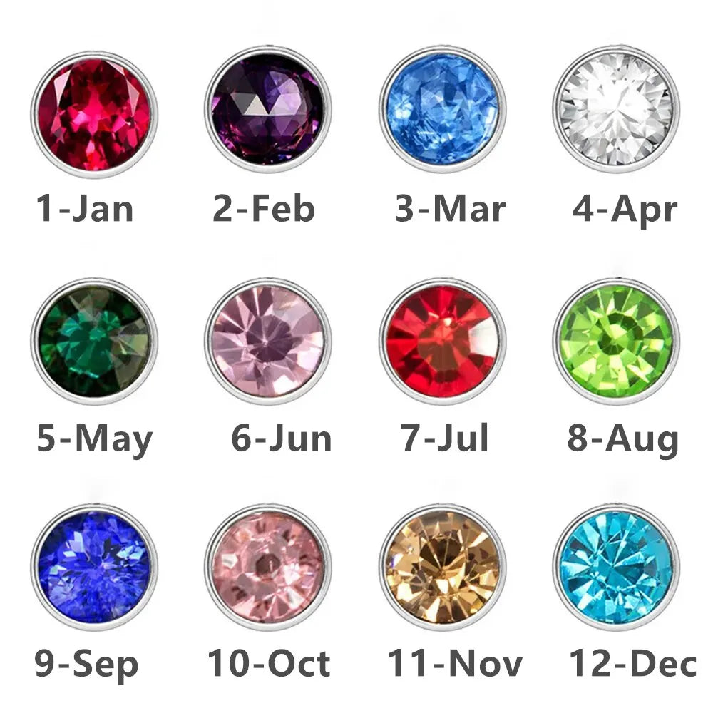 Personalized Birthstone Bar Bracelet