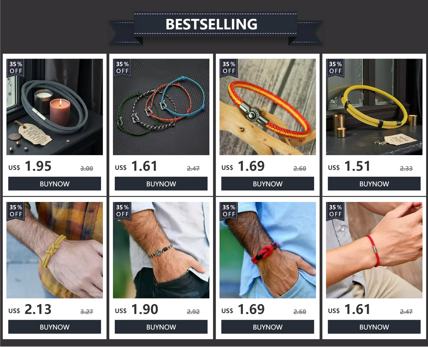 Grade A Keel Rope Bracelet Men Femme Lucky Red Thread Braclet Attract Mirco Magentic Couple Braslet Wealth Prosperity Brazalete