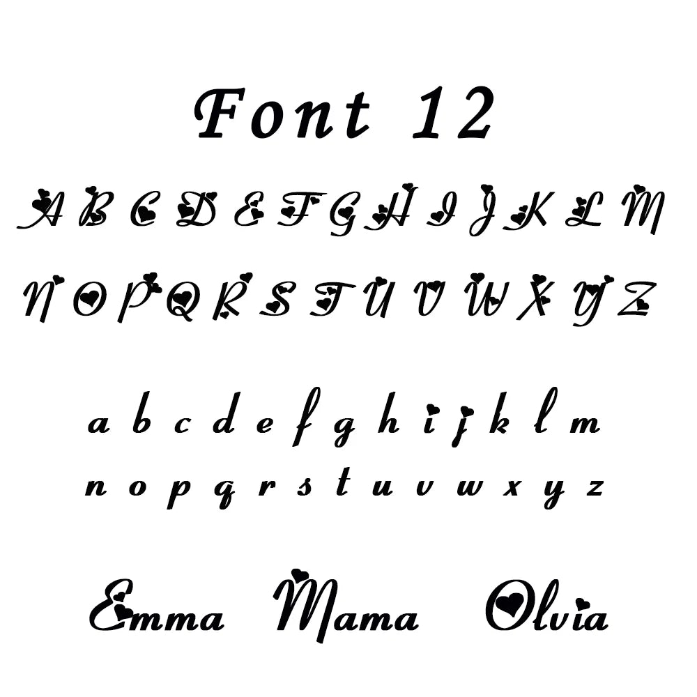 Customized Name Letter Necklace