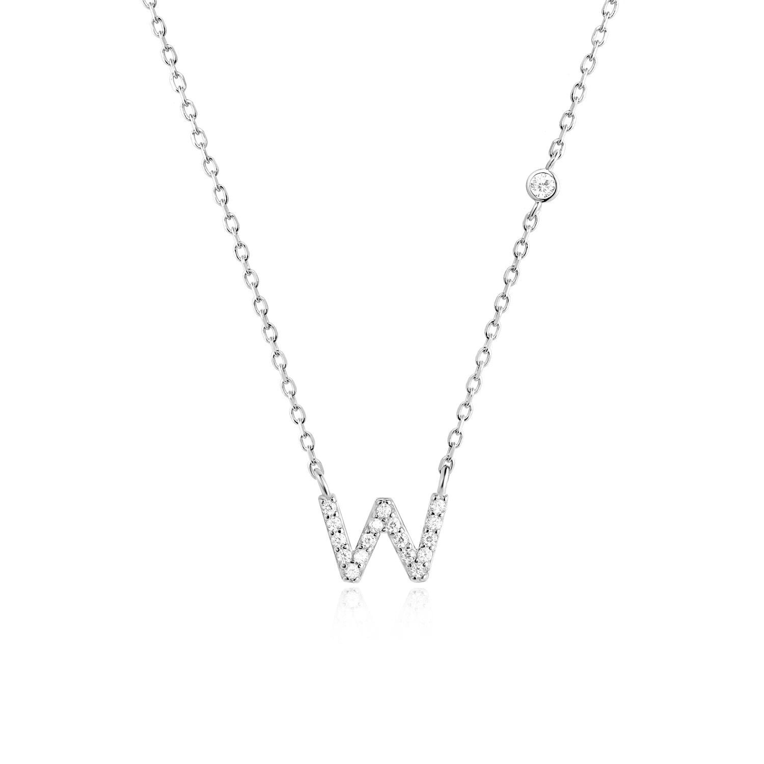 925 Sterling Silver Letters Pendant