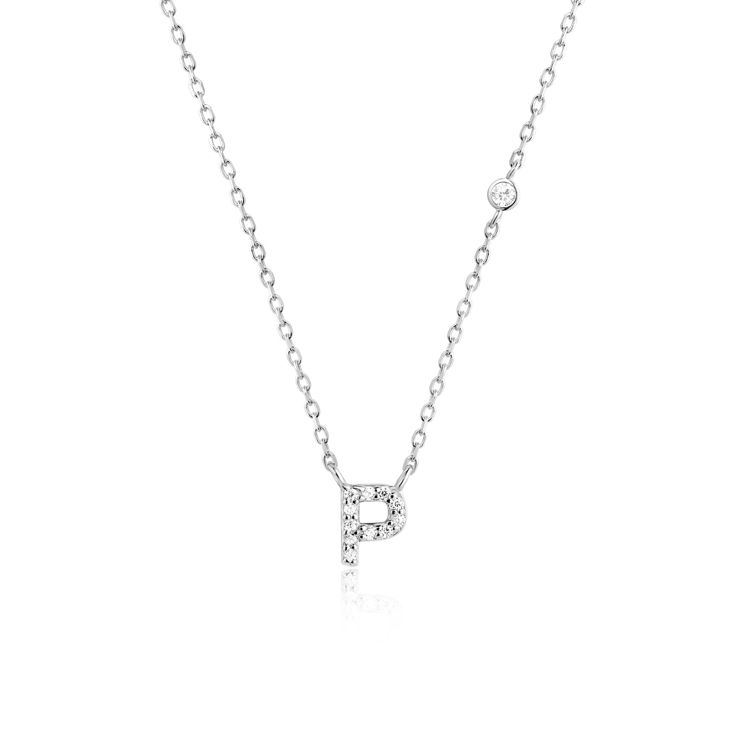 925 Sterling Silver Letters Pendant