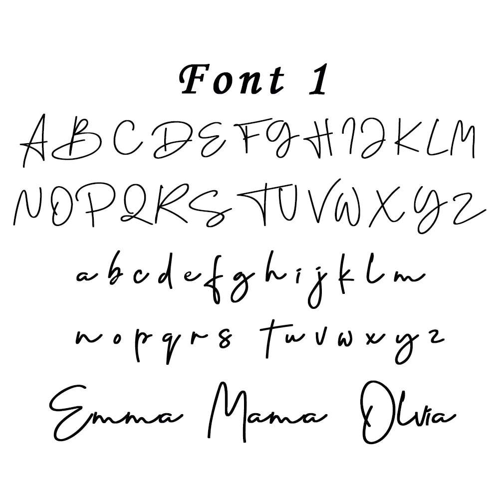 Customized Name Letter Necklace