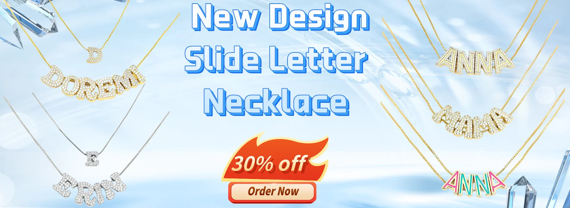 Personalized Name Pendant Necklace