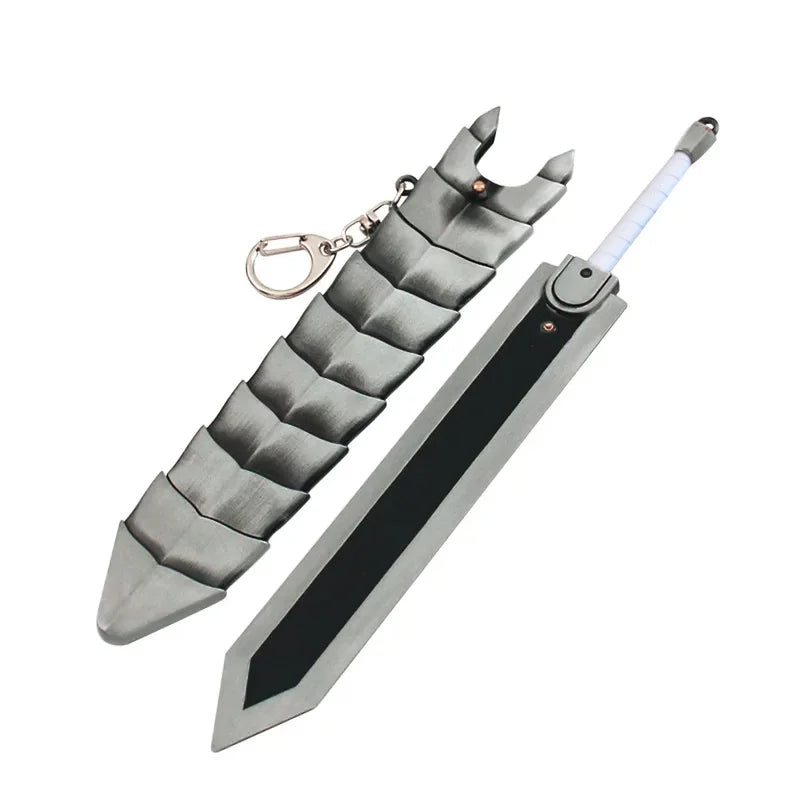 Berserk Guts sword weapons Model Chopper Heavy Bouncy Version With Sheath Anime Peripherals Metal Crafts Ornaments Toys Gifts