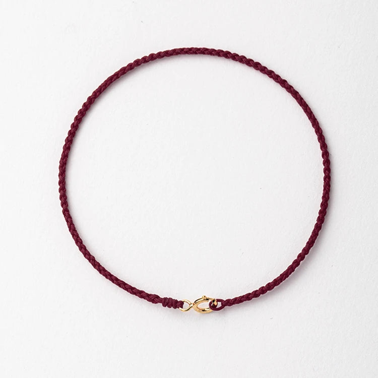 Handmade Red String Bracelet With Gold Plated Clasp Red String of Fate Bracelet For Men Women Unisex Protection and Good Luck