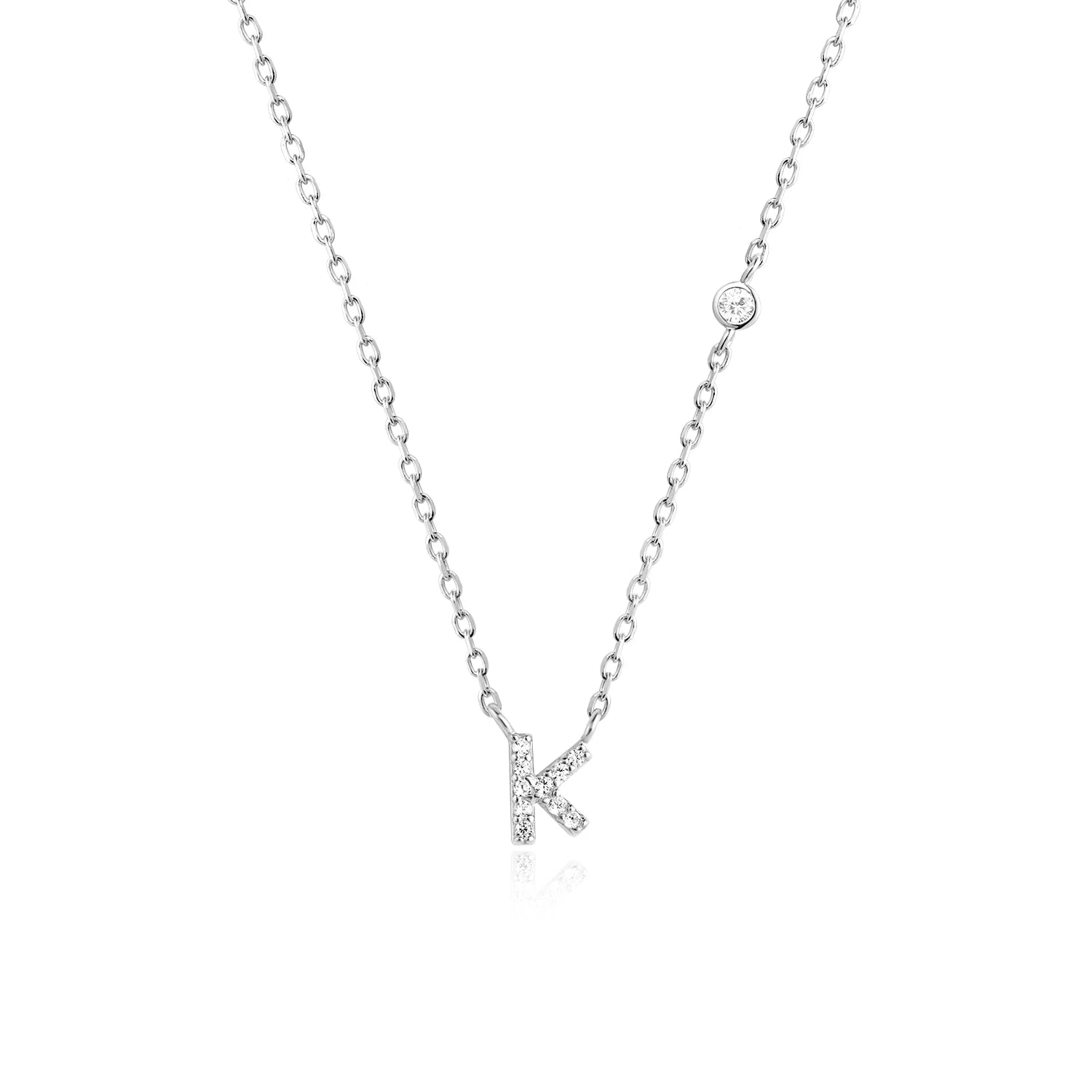 925 Sterling Silver Letters Pendant