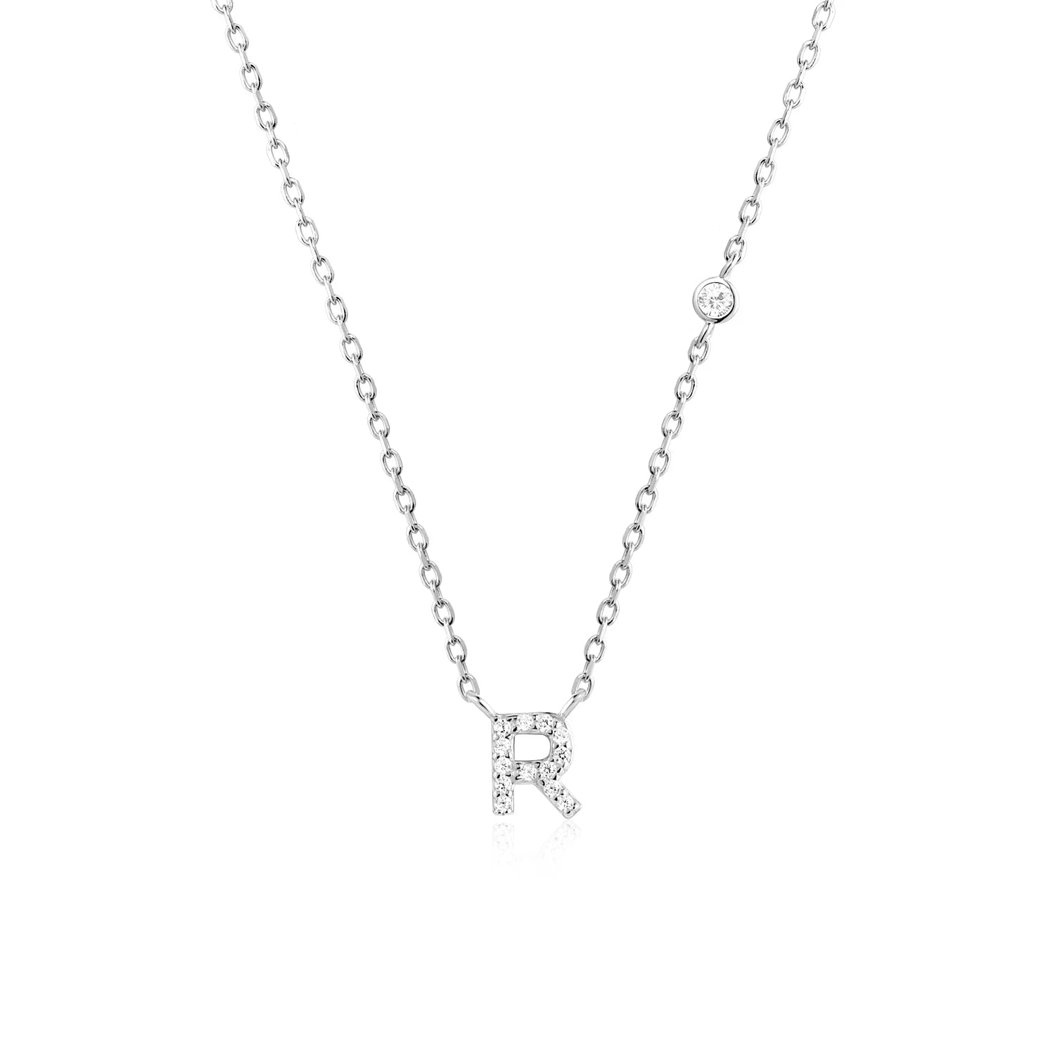 925 Sterling Silver Letters Pendant
