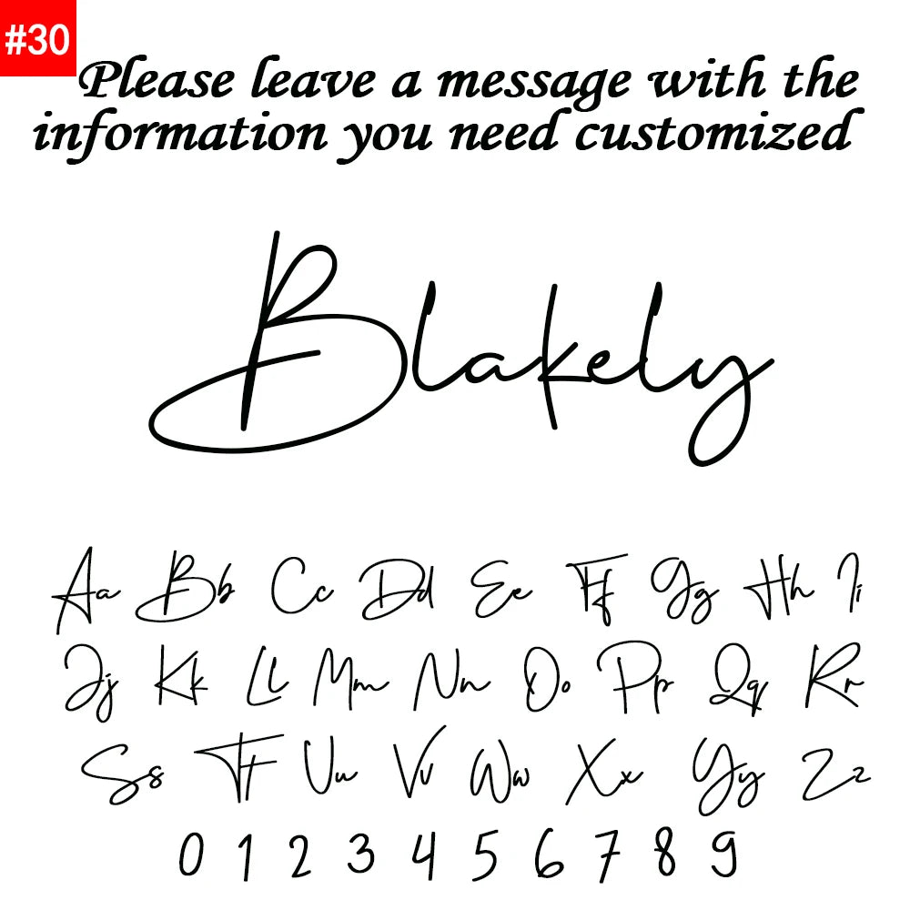 Signature and personalized text on a white background with customizable information.