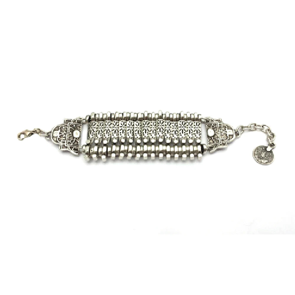 Vintage Silvery Golden Coins Bracelet for Women Men Boho Hippie Beach Party Afghan Turkish Marseille Ethnic Bracelets Jewelry