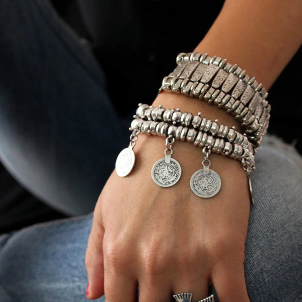 Vintage Coin Bracelet