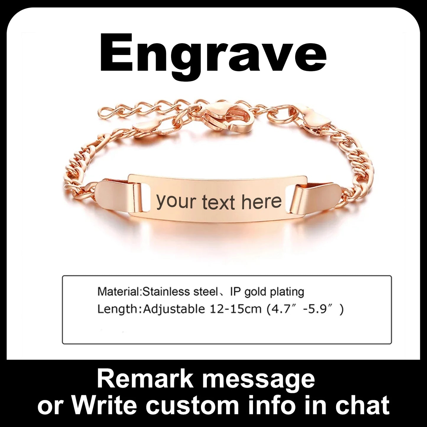 Customized Heart Bracelet for Little Girl Boy, Engravable ID Name Bracelet, Personalized Stainless Steel Chain Birthday Gift