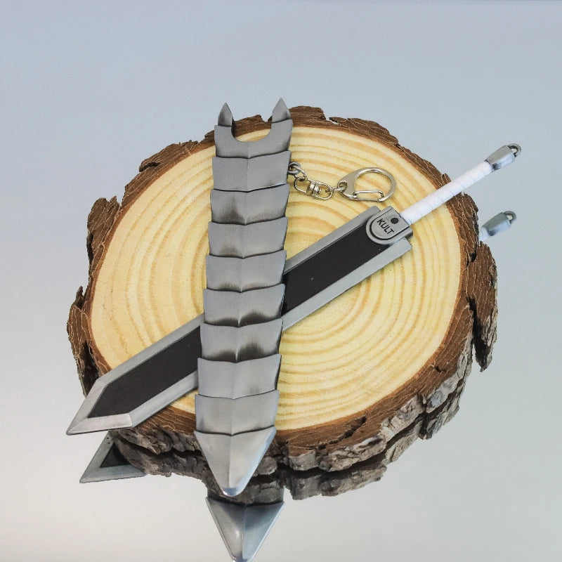Berserk Guts sword weapons Model Chopper Heavy Bouncy Version With Sheath Anime Peripherals Metal Crafts Ornaments Toys Gifts