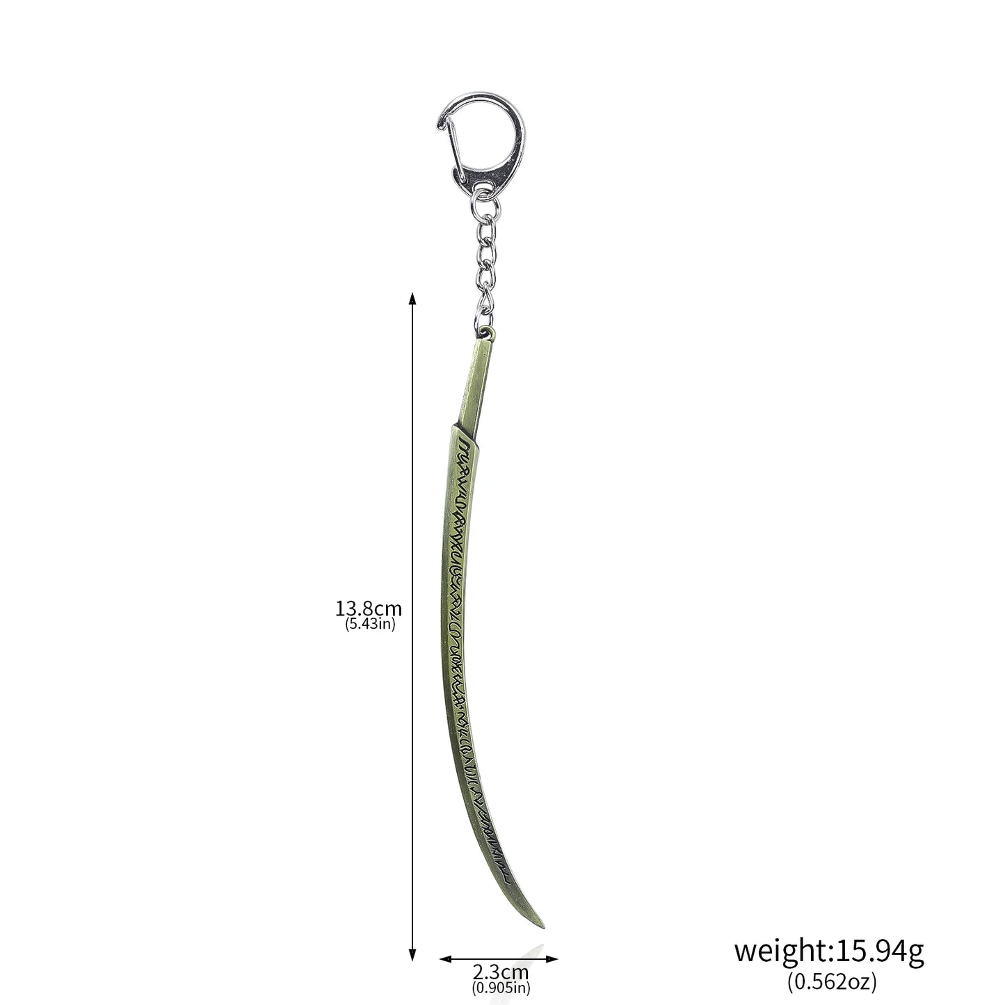 14cm Ring Dark Moon Greatswor Eldens Keychain Pendant Bloodhound's Fang Keyring Cosplay Fans Props Men Women Backpack Jewelry