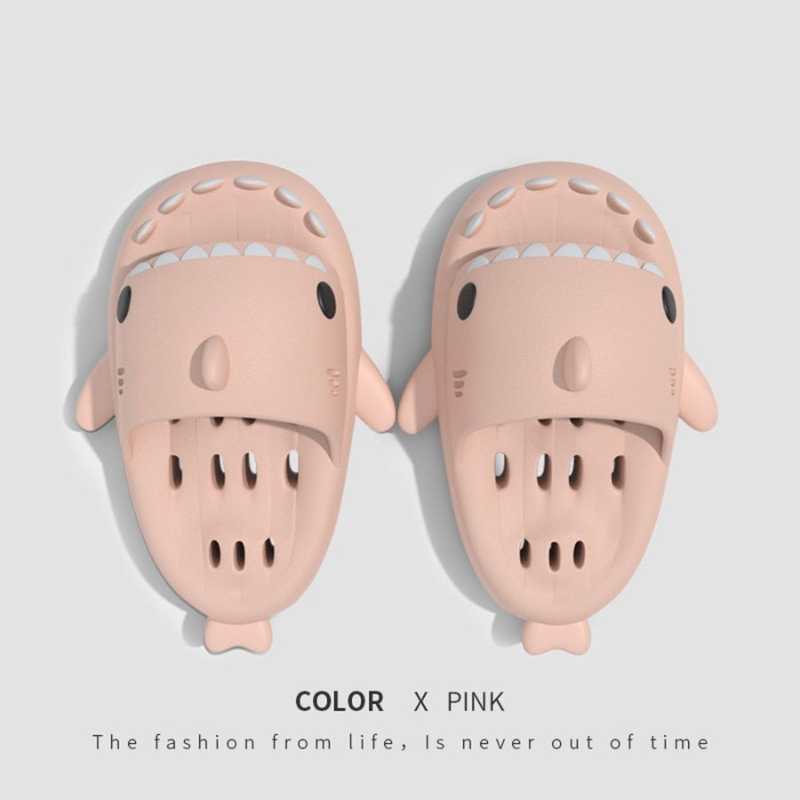 Pink cute slippers .